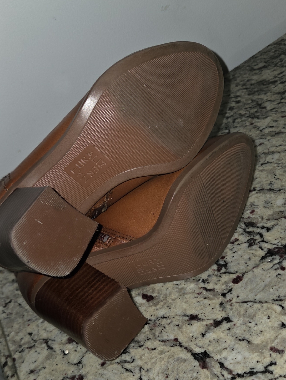 Naturalizer Kalina Ankle Boots Booties Cider Spice Brown Leather Women's Size 6 - Picture 14 of 14